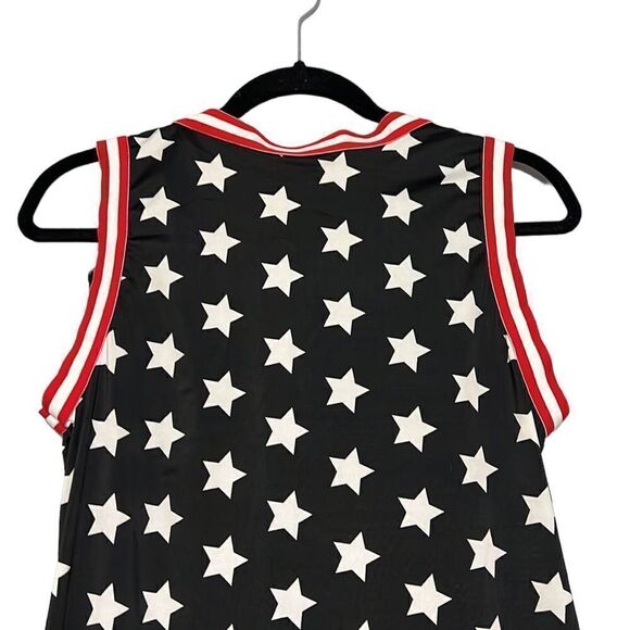 Dance Costume Woman's Size Medium Adult Weissman Black Red Stars Hip Hop Pageant - Picture 7 of 15